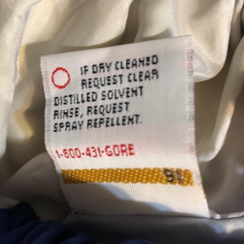 Forrester’s Outerwear Men’s Gore-Tex Blue Pants Rain Golf Windbreaker Vintage L - Picture 9 of 11